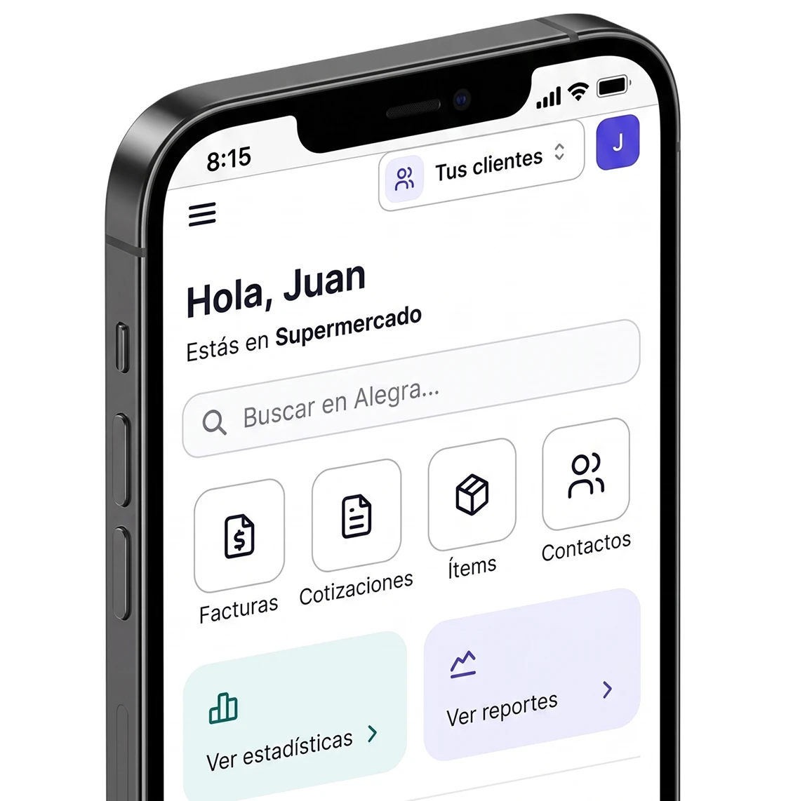 App mobile Alegra