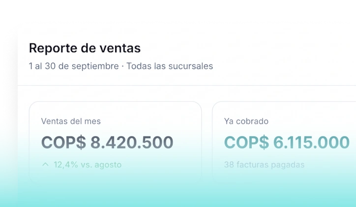 Reporte de ventas
