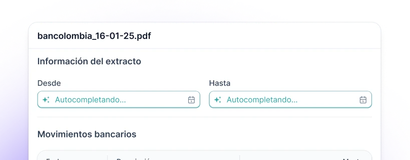 Conciliación bancaria con IA