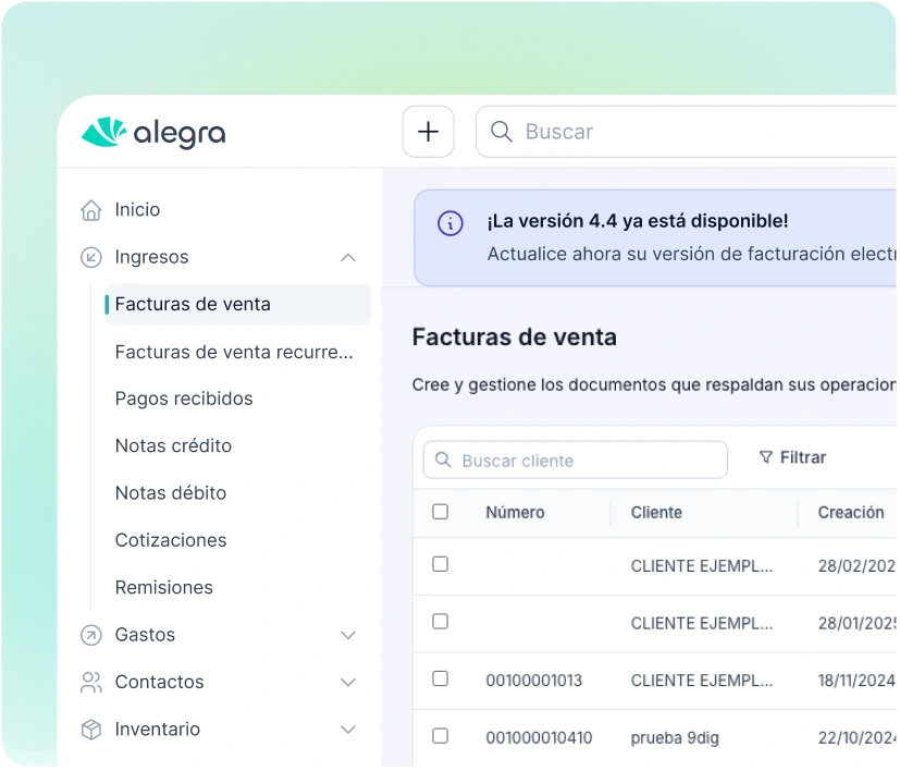  Facturación Electrónica 4.4 