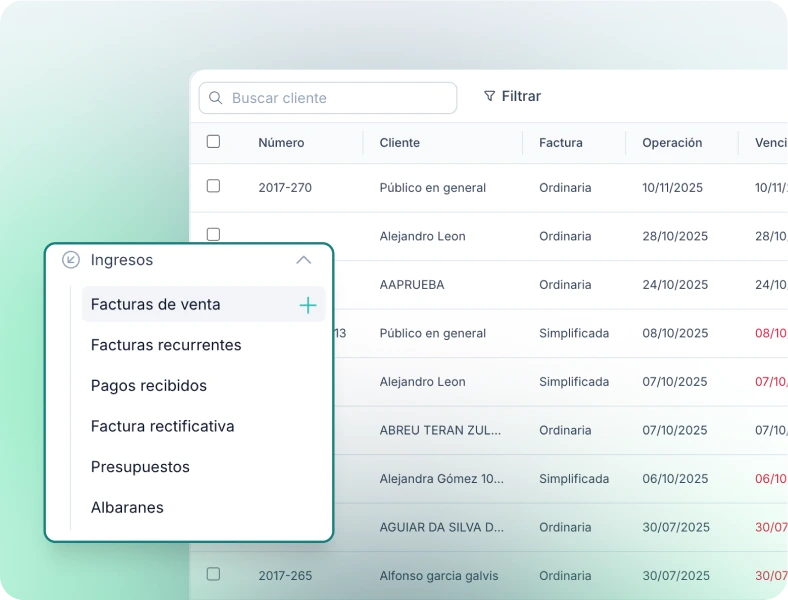 Sistema de facturación