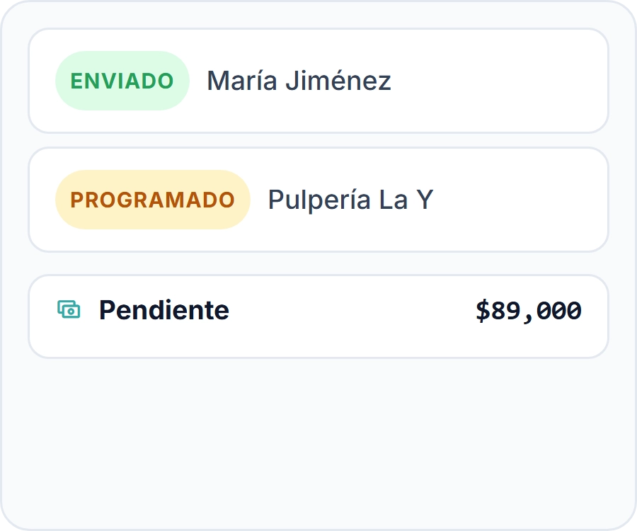 Control de cobros