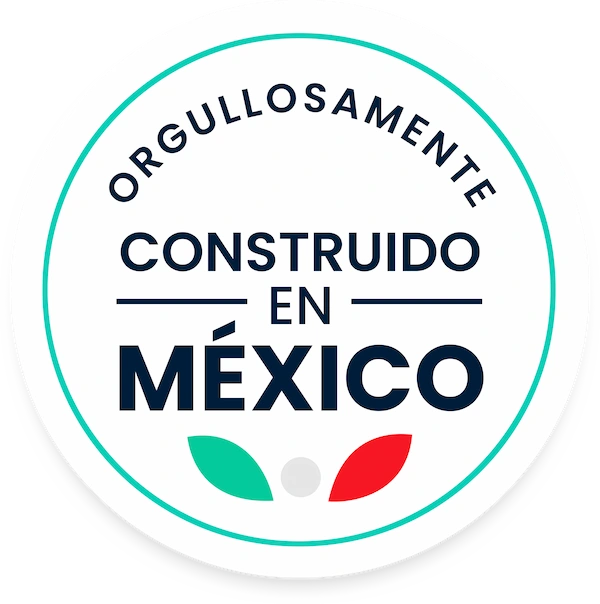 Orgullosamente construido en México