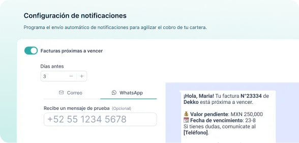 Automatización de cobros