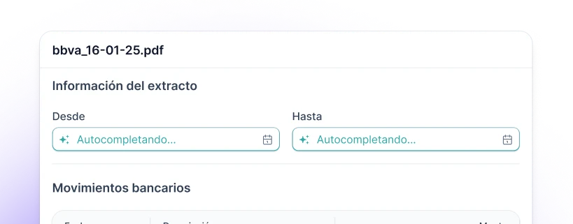 Conciliación bancaria con IA