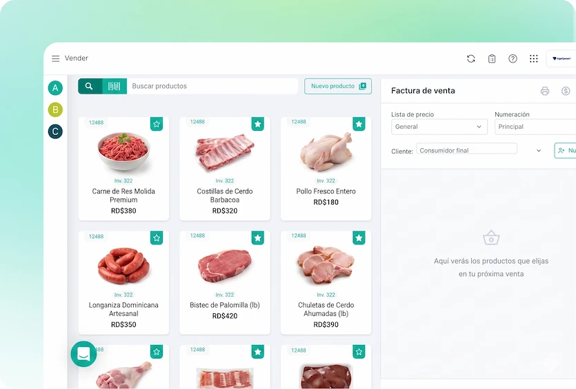 Punto de venta para carnicerías en RD