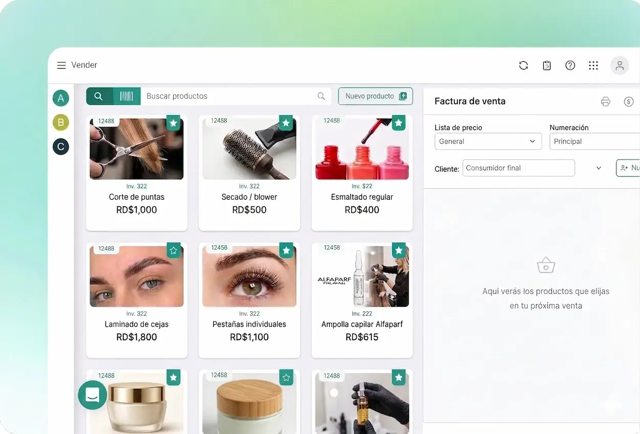  POS para salon de belleza